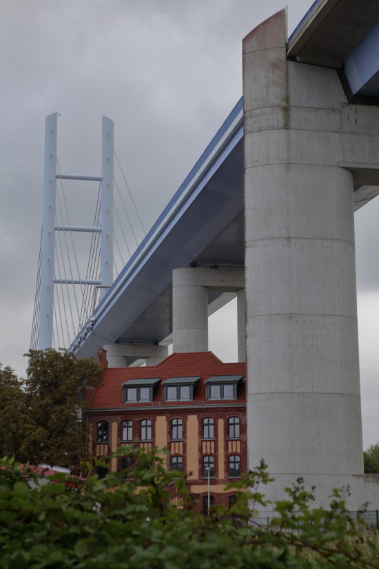 Umgequetscht, Stralsund.