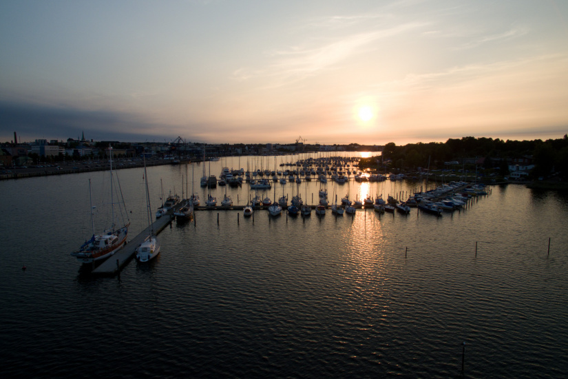 Sunset in Rostock
