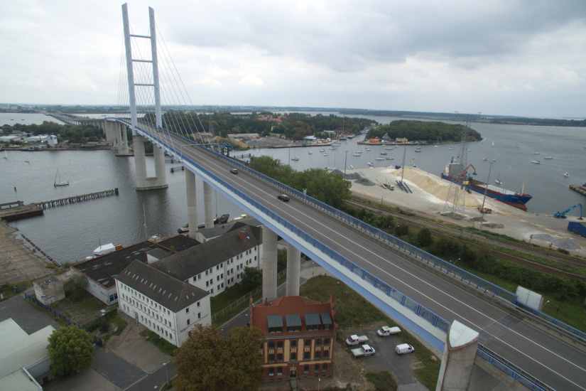 The bridge from Stralsund to Rügen
